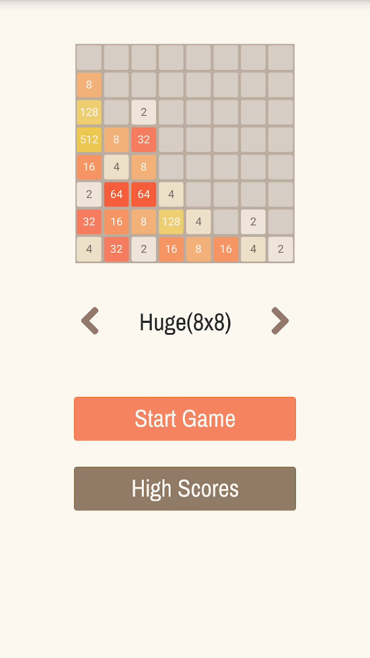 2048 screenshot